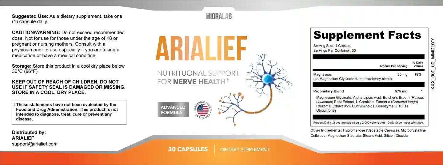 arialief label